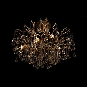 Люстра на штанге Loft it Coral 10351/460C AB цвет плафона/подвески Прозрачный, цвет арматуры Бронза-3