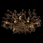 Люстра на штанге Loft it Coral 10351/800C AB цвет плафона/подвески Прозрачный, цвет арматуры Бронза-2