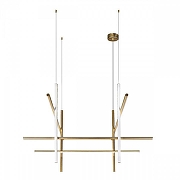 Люстра Loft it Coord1nates 10393/B цвет плафона/подвески Белый, Золото, цвет арматуры Золото-2