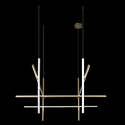 Люстра Loft it Coord1nates 10393/B цвет плафона/подвески Белый, Золото, цвет арматуры Золото-5