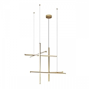 Люстра Loft it Coord1nates 10393/C цвет плафона/подвески Белый, Золото, цвет арматуры Золото-2