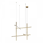 Люстра Loft it Coord1nates 10393/C цвет плафона/подвески Белый, Золото, цвет арматуры Золото-3