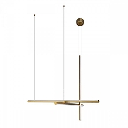 Люстра Loft it Coord1nates 10393/D цвет плафона/подвески Белый, Золото, цвет арматуры Золото-3