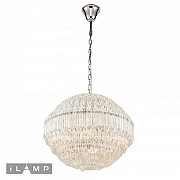 Люстра iLamp Manhattan 103D-10 NIC цвет плафона/подвески Прозрачный, цвет арматуры Никель-2
