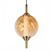 Подвесной светильник Loft it Hel1x 10421/B Amber цвет плафона/подвески Оранжевый, цвет арматуры Бронза-1