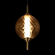 Подвесной светильник Loft it Hel1x 10421/B Amber цвет плафона/подвески Оранжевый, цвет арматуры Бронза-5