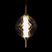 Подвесной светильник Loft it Hel1x 10421/B Smoke цвет плафона/подвески Светло-серый, цвет арматуры Бронза-4