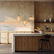 Подвесной светильник Loft it Hel1x 10421/C Amber цвет плафона/подвески Оранжевый, цвет арматуры Бронза-8