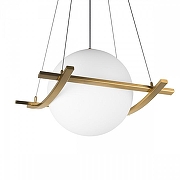 Подвесной светильник Loft it Sw1ng 10424/250 цвет плафона/подвески Белый, цвет арматуры Бронза-1