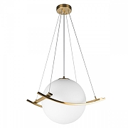Подвесной светильник Loft it Sw1ng 10424/300 цвет плафона/подвески Белый, цвет арматуры Бронза-2