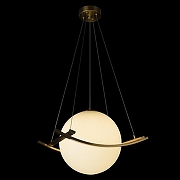 Подвесной светильник Loft it Sw1ng 10424/300 цвет плафона/подвески Белый, цвет арматуры Бронза-5