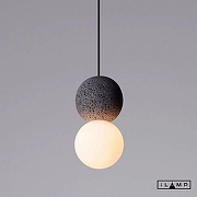 Подвесной светильник iLamp Foxtrot 10694P/1-D100 BK-WH цвет плафона/подвески Белый, цвет арматуры Черный-2