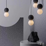 Подвесной светильник iLamp Foxtrot 10694P/1-D100 BK-WH цвет плафона/подвески Белый, цвет арматуры Черный-5