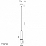 Подвесной светильник iLamp Lofty 10706-1 WH-BR цвет плафона/подвески Белый, Латунь, цвет арматуры Латунь-2