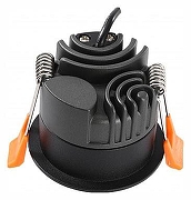 Встраиваемый светильник iLedex Mars 107-7W-D64-3000K-24DG-BK цвет Черный-3