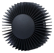 Накладной светильник Divinare Aurora 1092/06 AP-6 цвет плафона/подвески Черный, цвет арматуры Черный