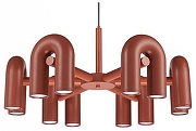 Люстра Divinare Twins 1092/34 PL-30 цвет плафона/подвески Коричневый, цвет арматуры Коричневый