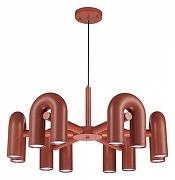 Люстра Divinare Twins 1092/34 PL-30 цвет плафона/подвески Коричневый, цвет арматуры Коричневый-1