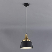 Подвесной светильник Escada Ar1es 1102/1S цвет плафона/подвески Черный, цвет арматуры Бронза, Черный-2