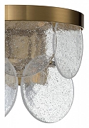 Накладной светильник Indigo Bianco 12018/2W Brass цвет плафона/подвески Прозрачный, цвет арматуры Латунь-2