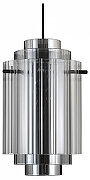 Подвесной светильник Indigo Brandy 11054/1P Smoke цвет плафона/подвески Прозрачный, Дымчатый, цвет арматуры Черный