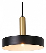 Подвесной светильник Escada Sag1tta 1110/1S Black цвет плафона/подвески Черный, цвет арматуры Золото, Черный