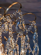 Люстра на штанге Escada Crown 1113/7PL цвет плафона/подвески Прозрачный, цвет арматуры Золото-5