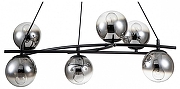 Люстра Escada Balance 1119/6S Black цвет плафона/подвески Дымчатый, цвет арматуры Черный