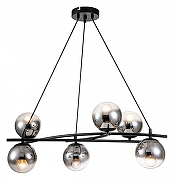 Люстра Escada Balance 1119/6S Black цвет плафона/подвески Дымчатый, цвет арматуры Черный-2