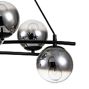 Люстра Escada Balance 1119/6S Black цвет плафона/подвески Дымчатый, цвет арматуры Черный-3