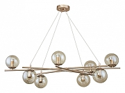 Люстра Escada Balance 1119/8S Gold цвет плафона/подвески Прозрачный, Оранжевый, цвет арматуры Золото-1