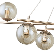 Люстра Escada Balance 1119/8S Gold цвет плафона/подвески Прозрачный, Оранжевый, цвет арматуры Золото-2