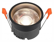 Встраиваемый светильник iLedex Mars 112-12W-D80-3000K-24DG-BK цвет Черный