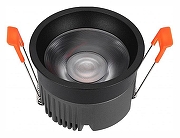 Встраиваемый светильник iLedex Mars 112-12W-D80-3000K-24DG-BK цвет Черный-1