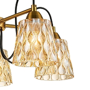 Люстра Escada Dream 1125/5PL цвет плафона/подвески Оранжевый, цвет арматуры Бронза-3