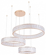 Подвесной светильник Divinare Teresa 1134/17 SP-88 цвет плафона/подвески Прозрачный, цвет арматуры Латунь