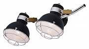 Спот Escada Retro 1135/2A цвет плафона/подвески Белый, Черный, цвет арматуры Хром, Черный-1