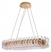 Подвесной светильник Divinare Anna 1138/01 SP-130 цвет плафона/подвески Прозрачный, цвет арматуры Золото-1