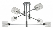 Люстра на штанге Escada Reflex 1140/6P цвет плафона/подвески Прозрачный, цвет арматуры Хром