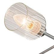 Люстра на штанге Escada Reflex 1140/6P цвет плафона/подвески Прозрачный, цвет арматуры Хром-2