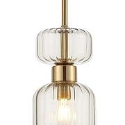 Подвесной светильник Escada Gloss 1141/1S Beige цвет плафона/подвески Бежевый, цвет арматуры Медь-3