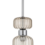 Подвесной светильник Escada Gloss 1141/1S Chrome/Beige цвет плафона/подвески Бежевый, цвет арматуры Хром-4