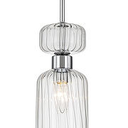 Подвесной светильник Escada Gloss 1141/1S Chrome/Clear цвет плафона/подвески Прозрачный, цвет арматуры Хром-3