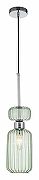 Подвесной светильник Escada Gloss 1141/1S Chrome/Green цвет плафона/подвески Зеленый, цвет арматуры Хром-2