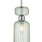 Подвесной светильник Escada Gloss 1141/1S Chrome/Green цвет плафона/подвески Зеленый, цвет арматуры Хром-3