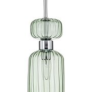 Подвесной светильник Escada Gloss 1141/1S Chrome/Green цвет плафона/подвески Зеленый, цвет арматуры Хром-4