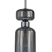 Подвесной светильник Escada Gloss 1141/1S Chrome/Smoke цвет плафона/подвески Светло-серый, цвет арматуры Хром-4