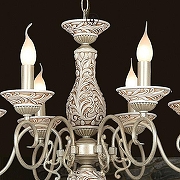 Люстра Favourite Gesso 1141-6P цвет белый античный-1