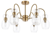 Люстра на штанге Escada Gloss 1141/6PL Clear цвет медь античная-1
