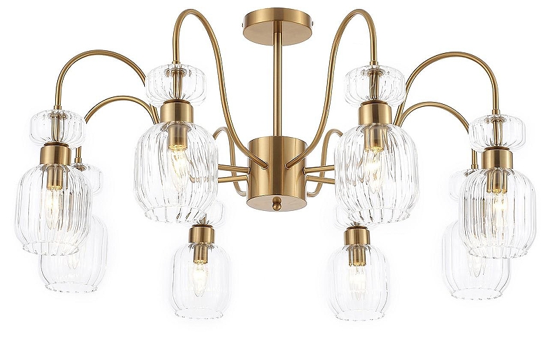 Люстра на штанге Escada Gloss 1141/8PL Clear 